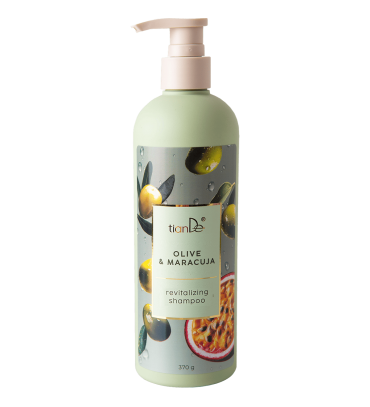 Gaivinantis alyvuogių ir pasiflorų šampūnas, 370 g