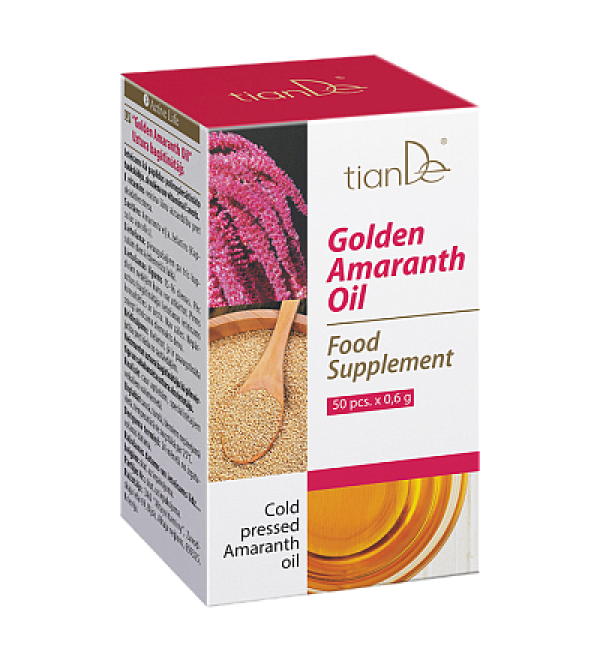 tianDe® Burnočių sėklų aliejus "Golden Amaranth Oil"